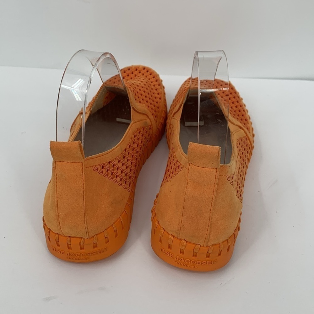 Ilse Jacobsen Tulip slip-on women flat sneaker shoe perforated orange 43 12 - Picture 5 of 7